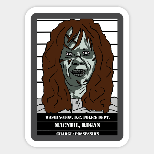 Booked for Possession Sticker by DeliciousAmbiguity